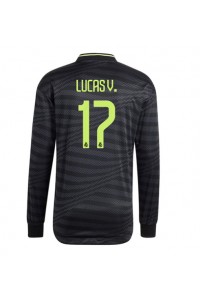 Real Madrid Lucas Vazquez #17 Fotballdrakt Tredje Klær 2022-23 Lange ermer